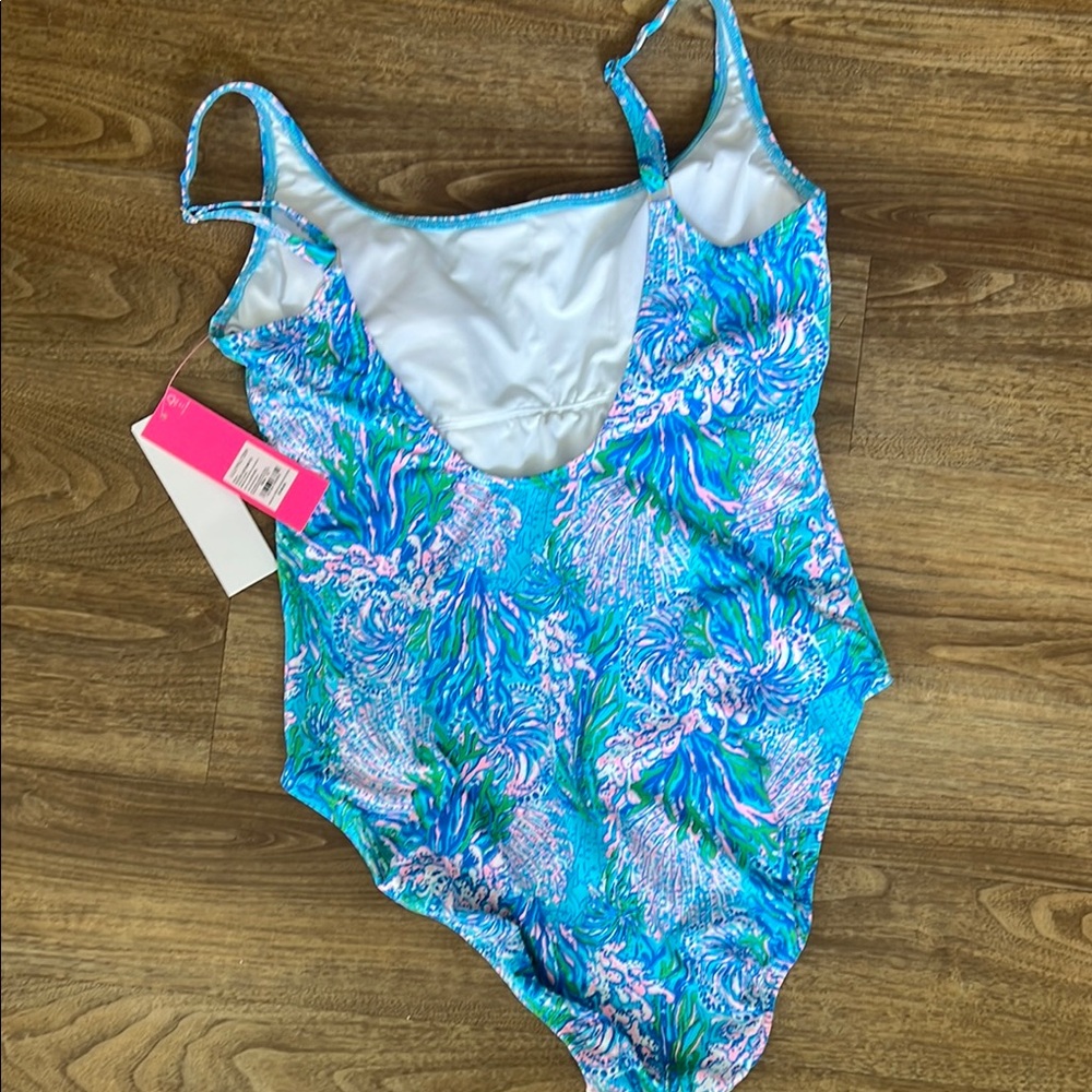 Lilly Pulitzer Brin Scoop Neck One Piece Swimsuit